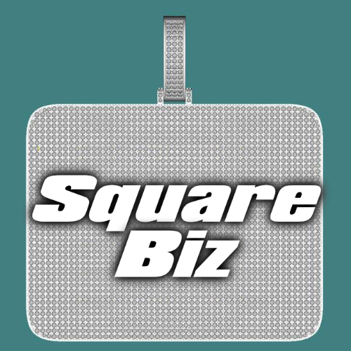 CUSTOM LETTER NECKLACE 3D BIG SQUARE