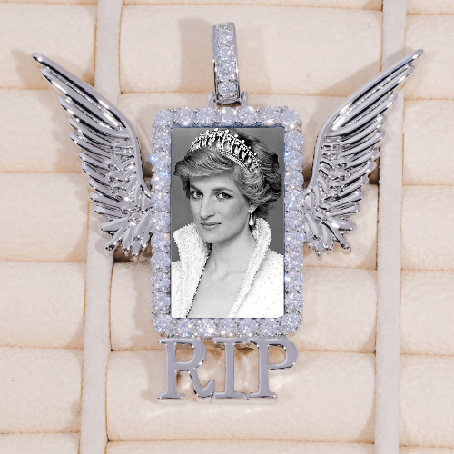 RIP WING 3D CUSTOM PICTURE PENDANT