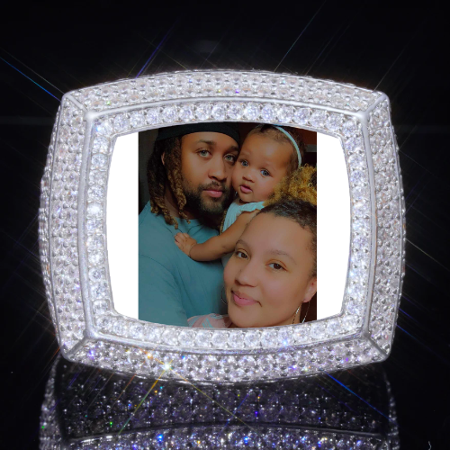 3D CUSTOM PICTURE ICED RING