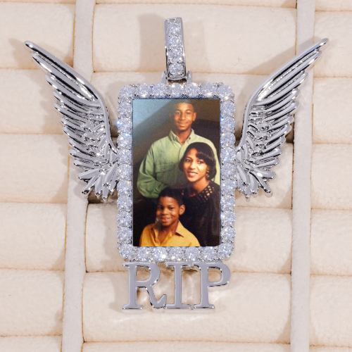RIP WING 3D CUSTOM PICTURE PENDANT