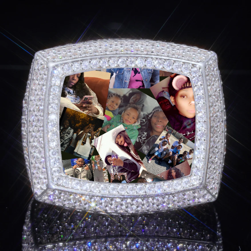 3D CUSTOM PICTURE ICED RING