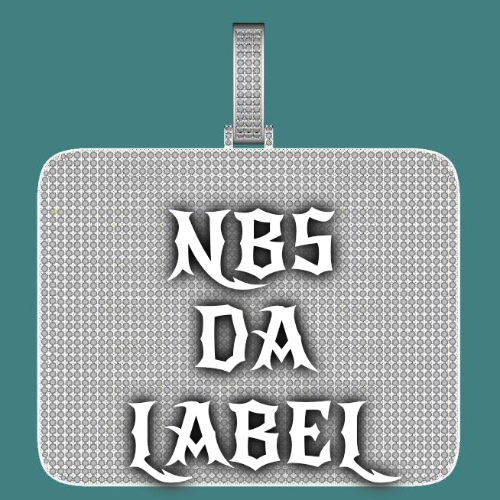 CUSTOM LETTER NECKLACE 3D BIG SQUARE