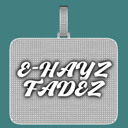 CUSTOM LETTER NECKLACE 3D BIG SQUARE