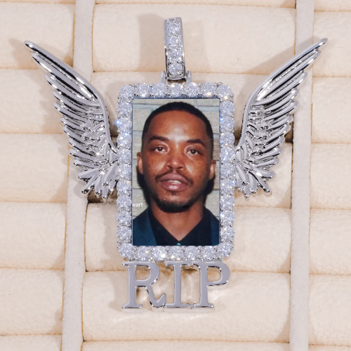 RIP WING 3D CUSTOM PICTURE PENDANT