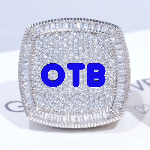 CUSTOM LETTER 3D ICED RING