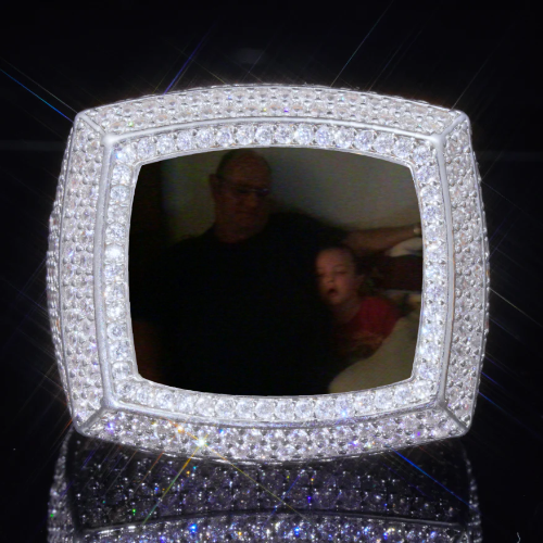 3D CUSTOM PICTURE ICED RING