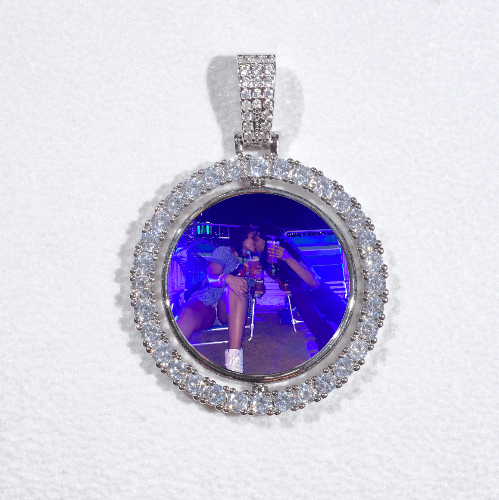 3D Spinning 2-Faced Custom Picture Pendant