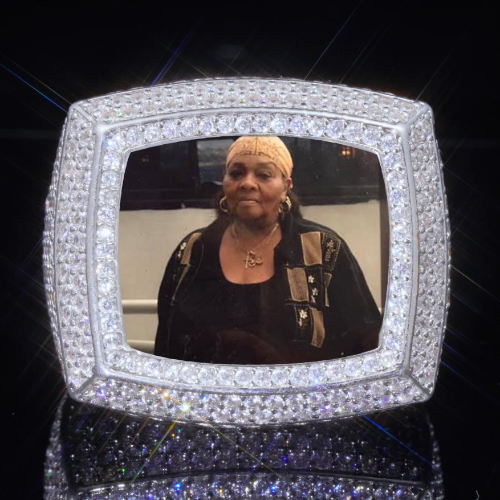 3D CUSTOM PICTURE ICED RING