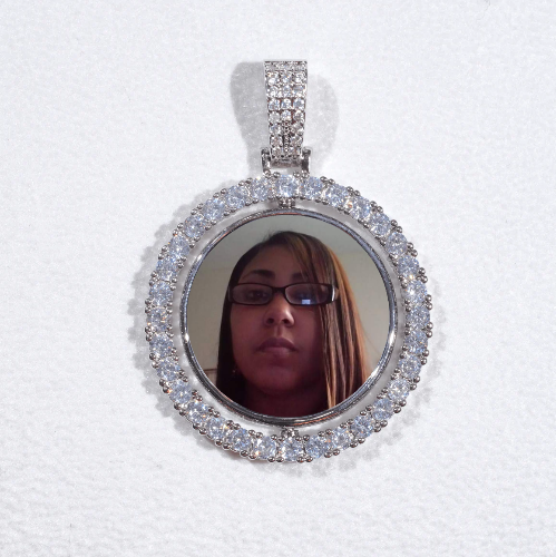 3D Spinning 2-Faced Custom Picture Pendant