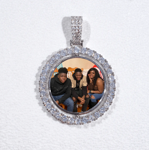 3D Spinning 2-Faced Custom Picture Pendant