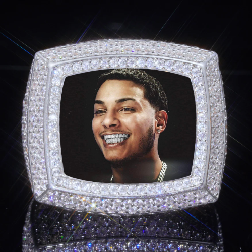3D CUSTOM PICTURE ICED RING