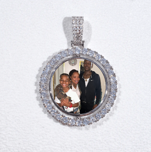 3D Spinning 2-Faced Custom Picture Pendant