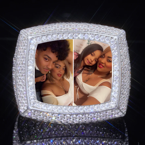 3D CUSTOM PICTURE ICED RING