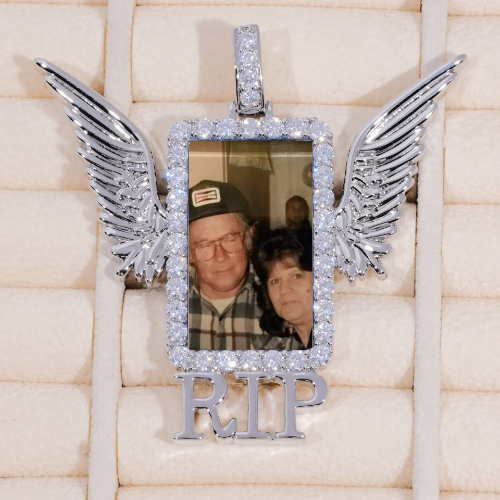 RIP WING 3D CUSTOM PICTURE PENDANT