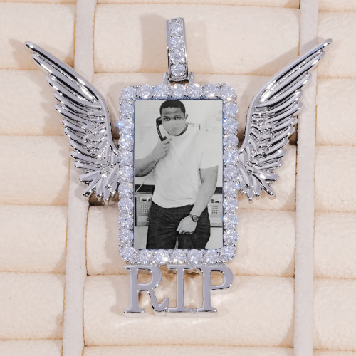 RIP WING 3D CUSTOM PICTURE PENDANT