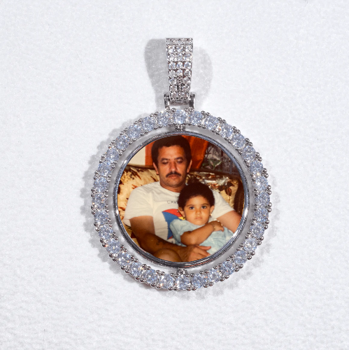3D Spinning 2-Faced Custom Picture Pendant