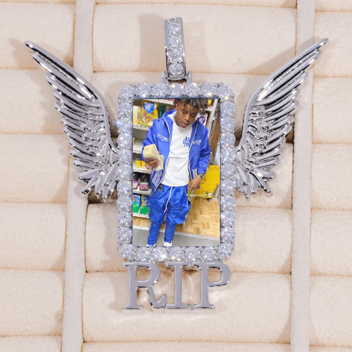 RIP WING 3D CUSTOM PICTURE PENDANT