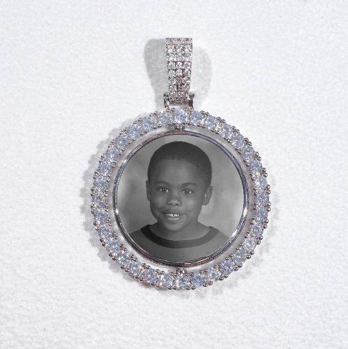 3D Spinning 2-Faced Custom Picture Pendant