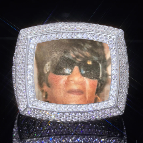 3D CUSTOM PICTURE ICED RING