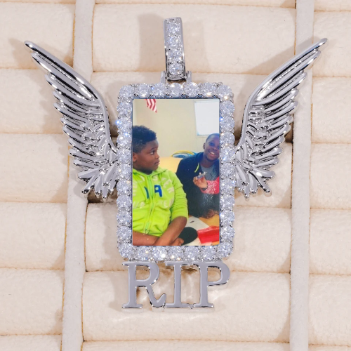 RIP WING 3D CUSTOM PICTURE PENDANT