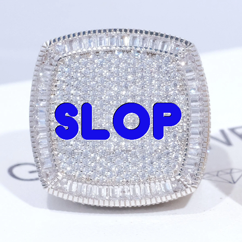 CUSTOM LETTER 3D ICED RING