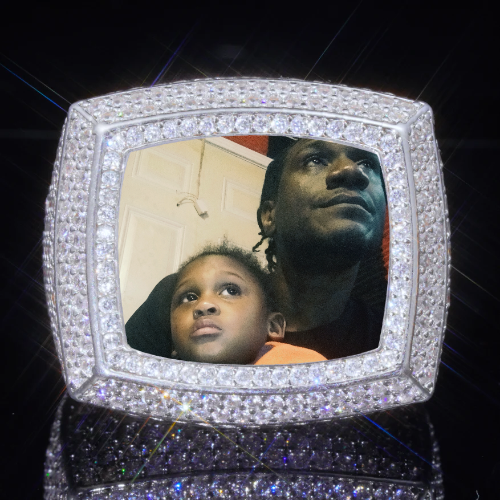 3D CUSTOM PICTURE ICED RING