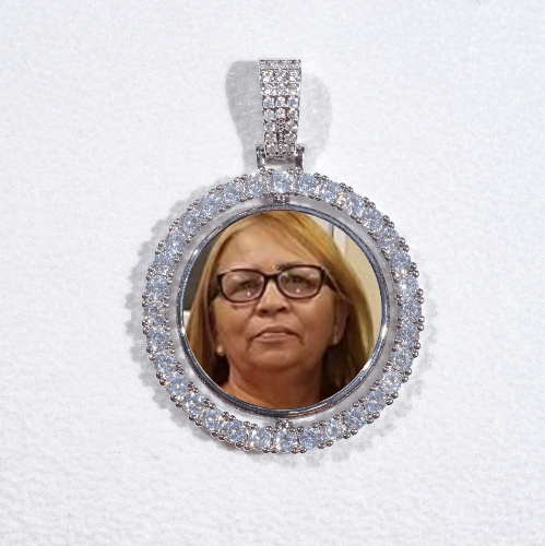 3D Spinning 2-Faced Custom Picture Pendant