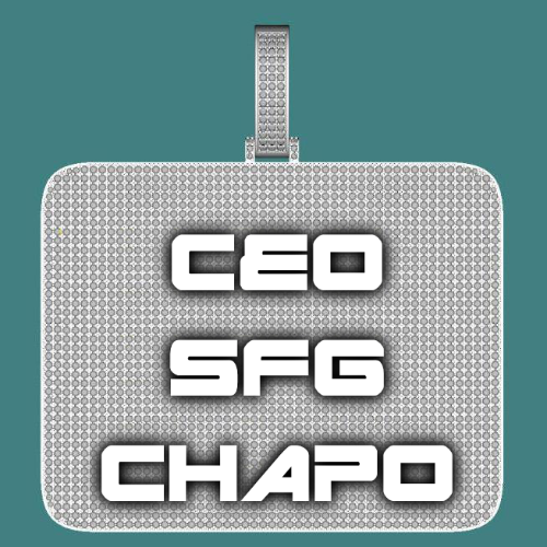 CUSTOM LETTER NECKLACE 3D BIG SQUARE