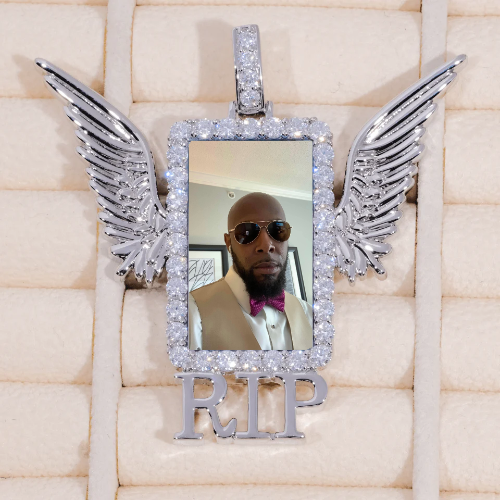 RIP WING 3D CUSTOM PICTURE PENDANT