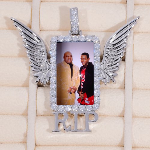 RIP WING 3D CUSTOM PICTURE PENDANT