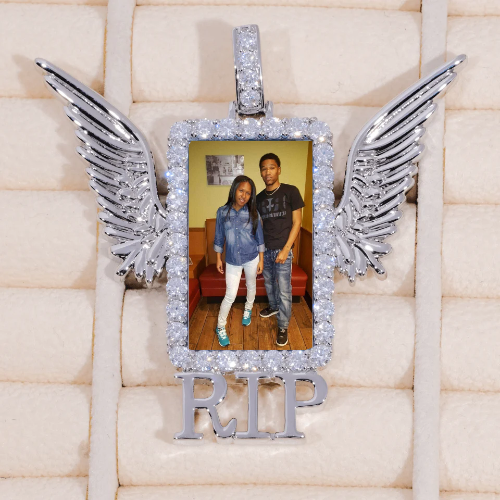 RIP WING 3D CUSTOM PICTURE PENDANT