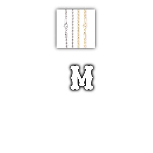 Custom Letters Freibeuter Font Necklace