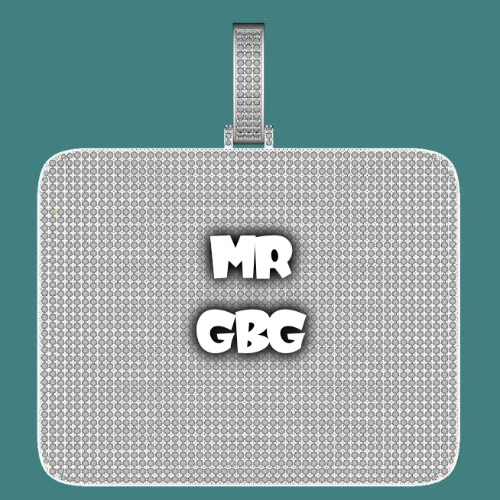 CUSTOM LETTER NECKLACE 3D BIG SQUARE
