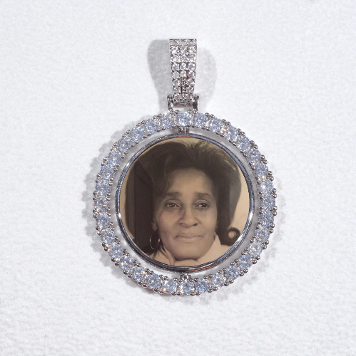 3D Spinning 2-Faced Custom Picture Pendant