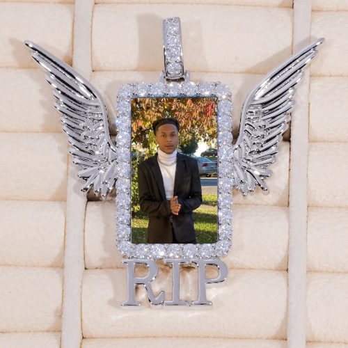 RIP WING 3D CUSTOM PICTURE PENDANT
