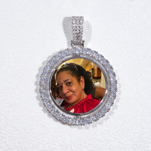 3D Spinning 2-Faced Custom Picture Pendant