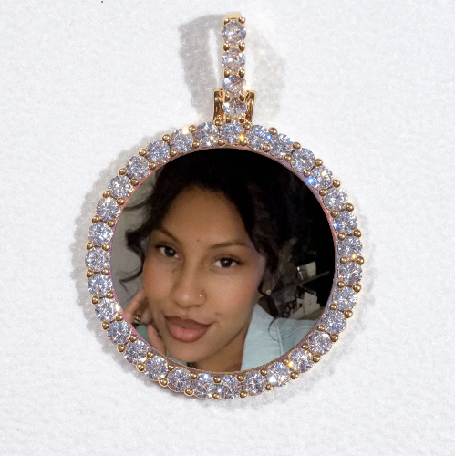 3D CIRCLE CUSTOM PICTURE PENDANT SMALL SIZE