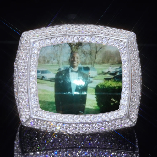 3D CUSTOM PICTURE ICED RING