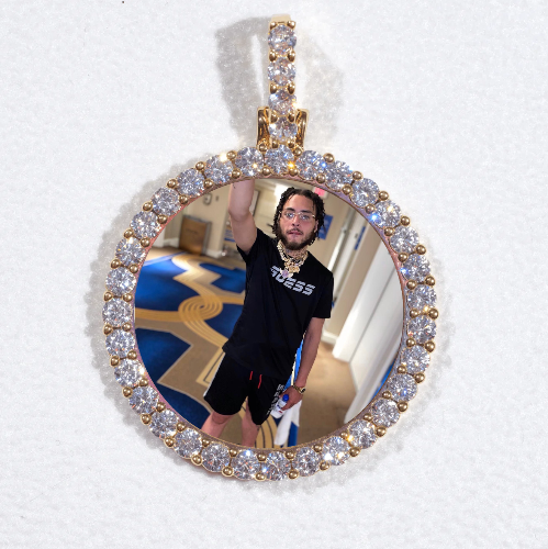 3D CIRCLE CUSTOM PICTURE PENDANT SMALL SIZE