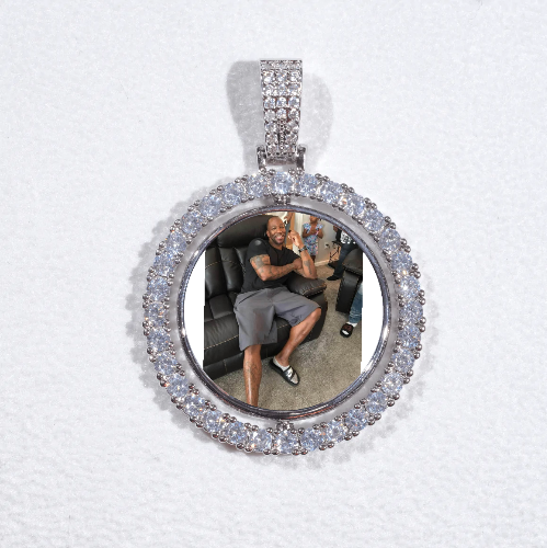 3D Spinning 2-Faced Custom Picture Pendant