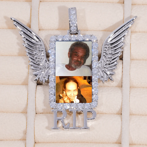 RIP WING 3D CUSTOM PICTURE PENDANT