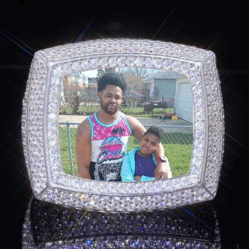3D CUSTOM PICTURE ICED RING