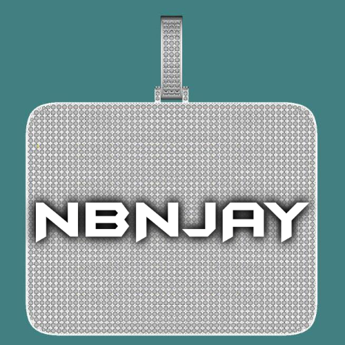 CUSTOM LETTER NECKLACE 3D BIG SQUARE
