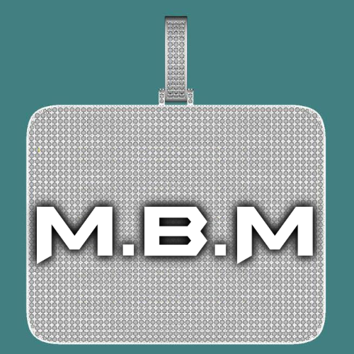 CUSTOM LETTER NECKLACE 3D BIG SQUARE