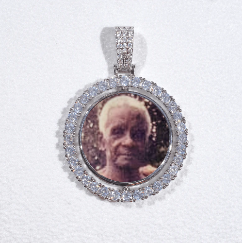 3D Spinning 2-Faced Custom Picture Pendant