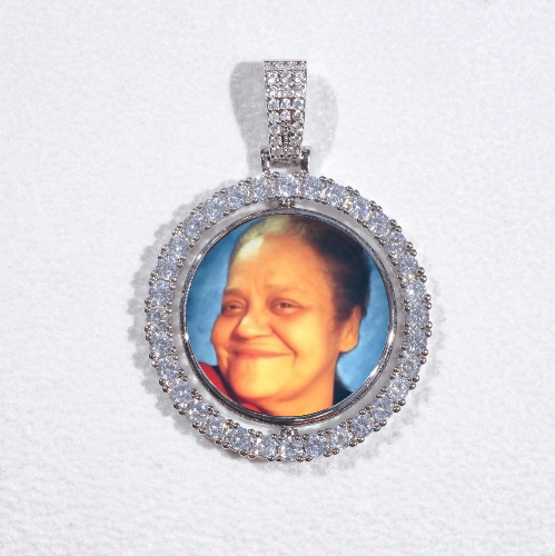 3D Spinning 2-Faced Custom Picture Pendant