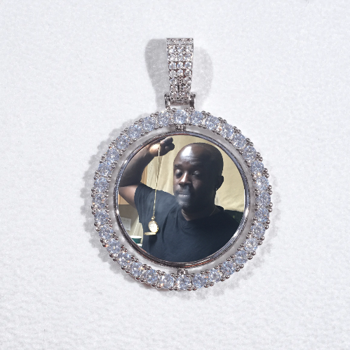 3D Spinning 2-Faced Custom Picture Pendant