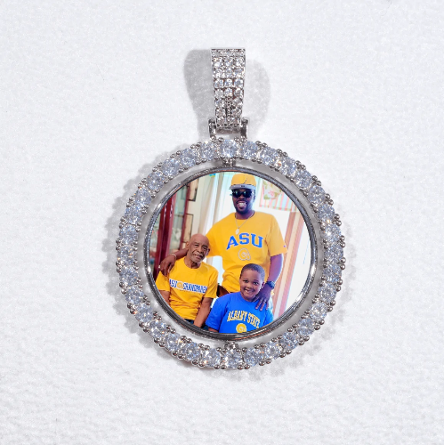 3D Spinning 2-Faced Custom Picture Pendant