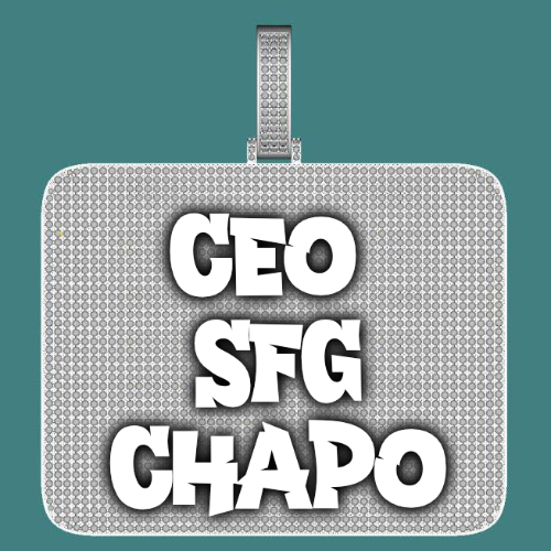 CUSTOM LETTER NECKLACE 3D BIG SQUARE