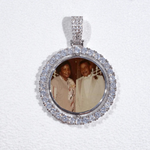 3D Spinning 2-Faced Custom Picture Pendant